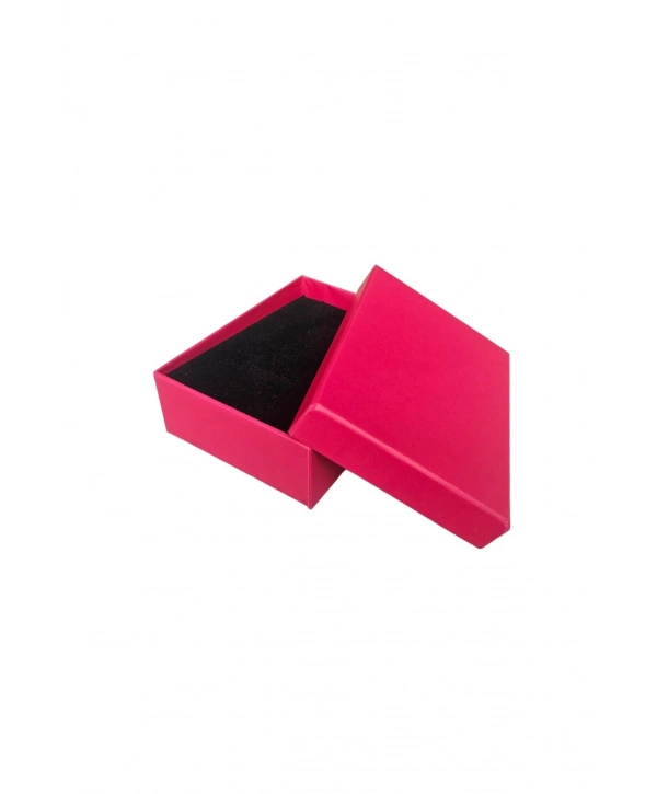Fuşya Sert Kolye& Mini Set Kutusu 24 Lü Paket( Içi Süngerli )