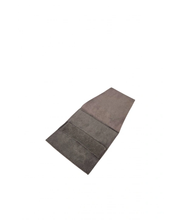 Kadife (Kemerli)Süet Kese Antrasit 25 Adet 8x8 Boy Takı, Altın Kesesi