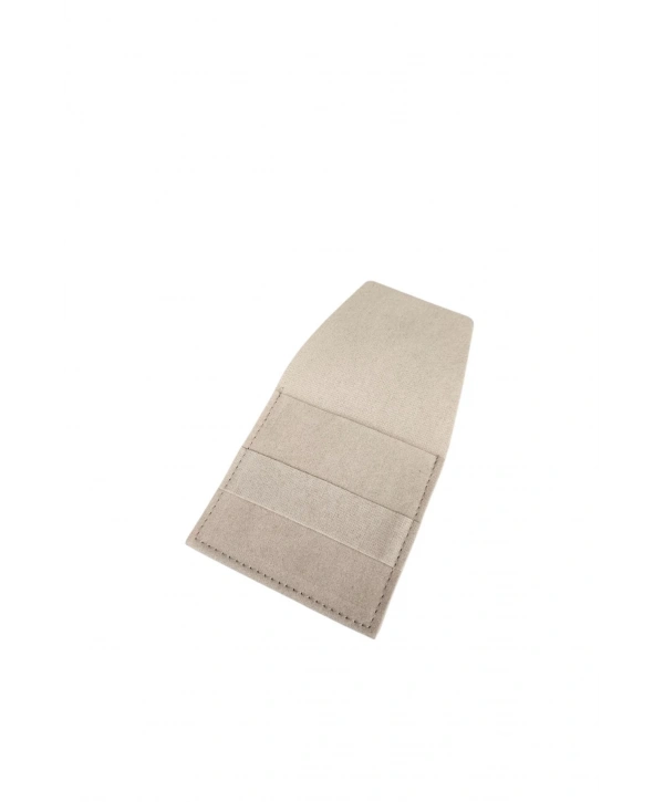 Kadife (Kemerli)Süet Kese Krem 25 Adet 8x8 Boy Takı, Altın Kesesi