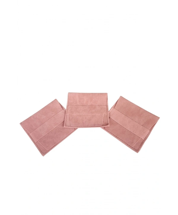 Kadife (Kemerli)Süet Kese Pudra 25 Adet 8x8 Boy Takı, Altın Kesesi