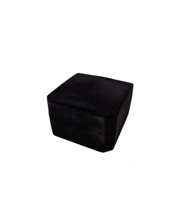 Kadife Menteşeli Saat &Bilezik Kutusu (Siyah)