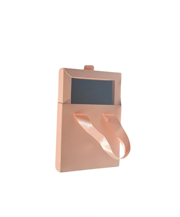 Somon 1 Adet Çekmeceli Ve Çantalı Karton Kolye&mini Set Kutusu (12x12 Cm )