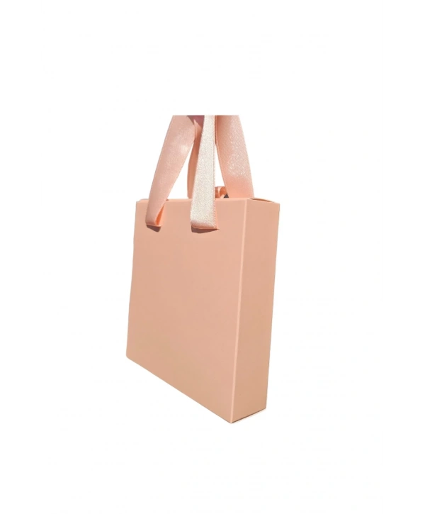 Somon 6 Adet Çekmeceli ve Çantalı Karton Kolye&Mini set Kutusu (12x12 cm )