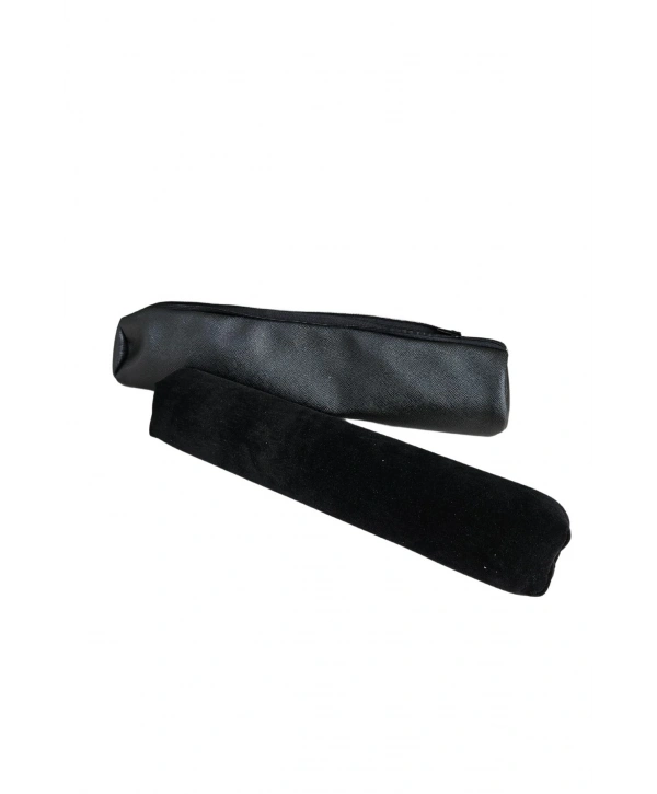 Tekli Fermuarlı Bilezik & Kelepçe Ve Saat Seyahat Rulosu Düzenleyicisi Ve Çantası (Siyah)