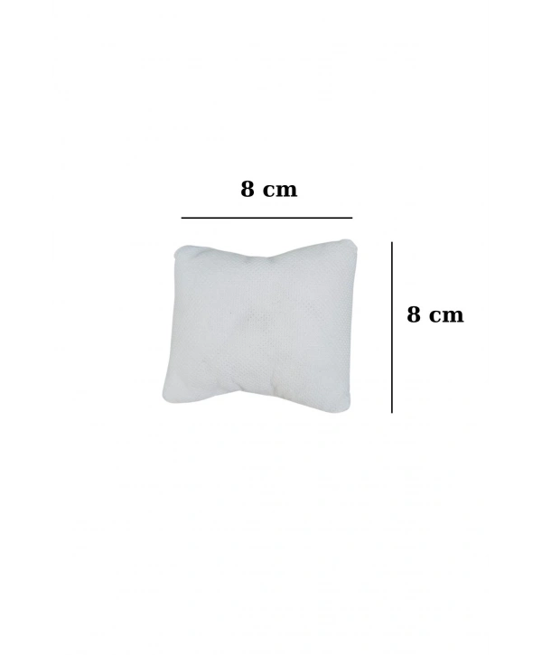 Yastık Düzenleyici (8 ADET)Tela Beyaz Bileklik & Saat Ve Kelepçe 8x8 Cm