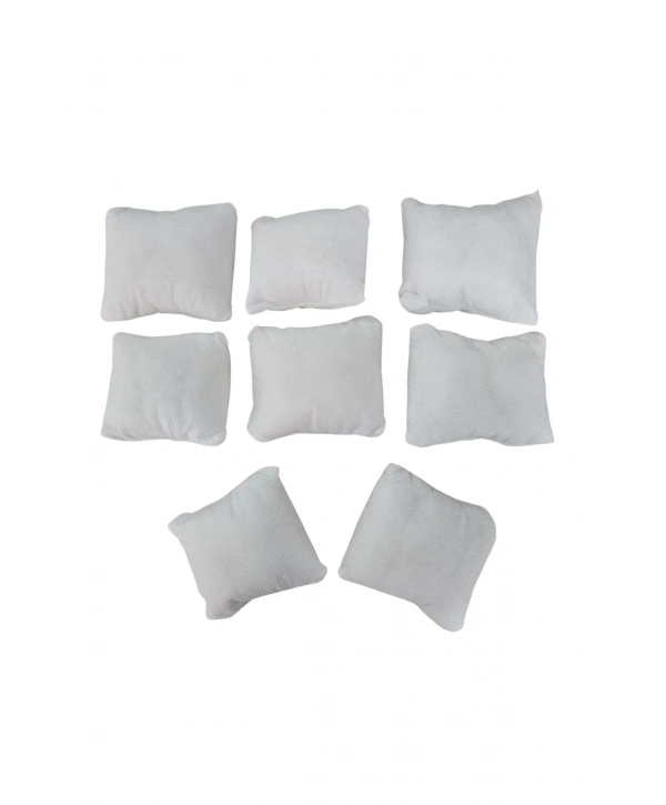 Yastık Düzenleyici (8 ADET)Tela Beyaz Bileklik & Saat Ve Kelepçe 8x8 Cm