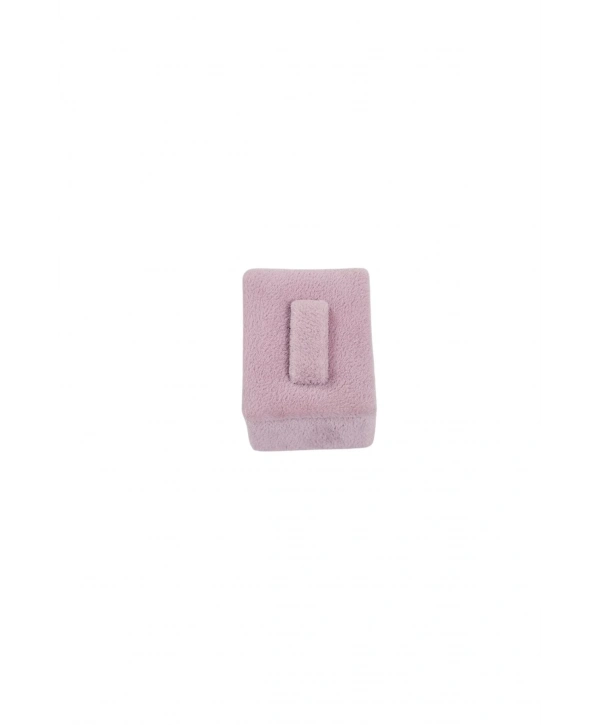 Yüzük Standı Üçlü Süet (tırnaklı) 3x3,5 cm (3 adet) Pembe