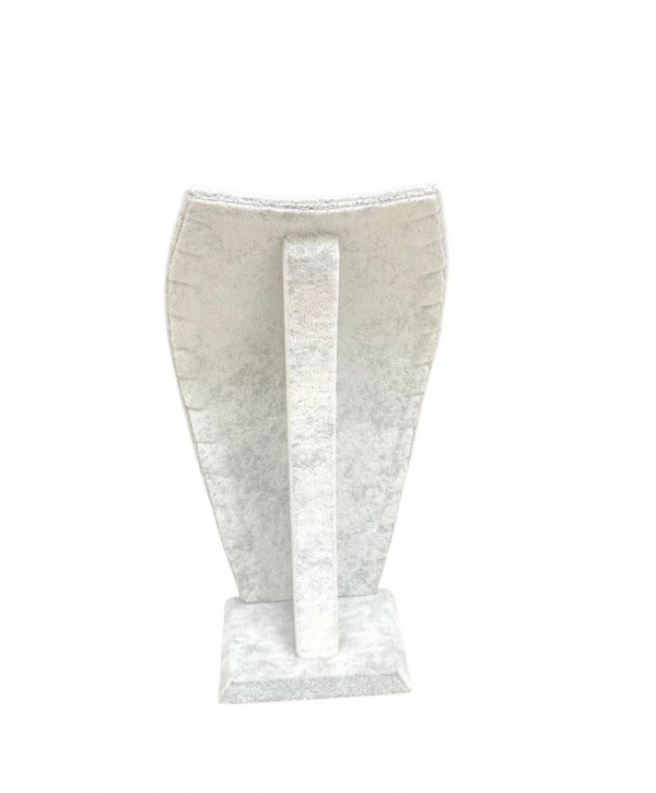 Kolye & Zincir Standı Ayaklı Gri Süet 3.boy (26 cm )