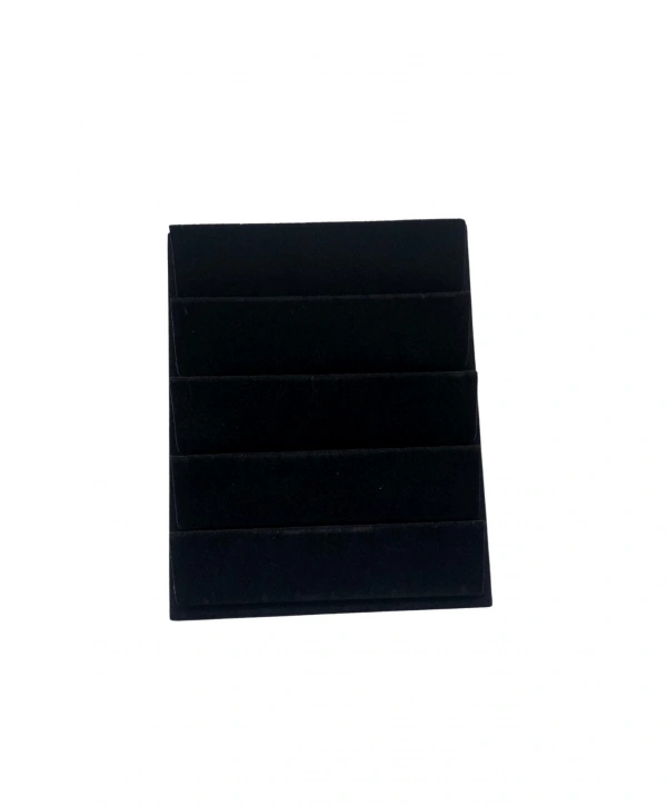 Küpelik Ayaklı Siyah Süet Stand, Tabla Ve Düzenleyici (25 Çift) 16X20 Cm