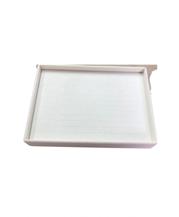 Bilezik & Bileklik & Kelepçe Standı-tablası 70 li  Batırmalı Krem süet 25x35