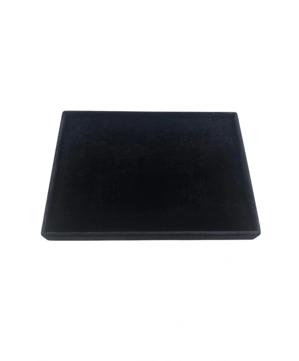 Yüzük Standı-tablası 140 lı  Batırmalı Siyah süet 25x35