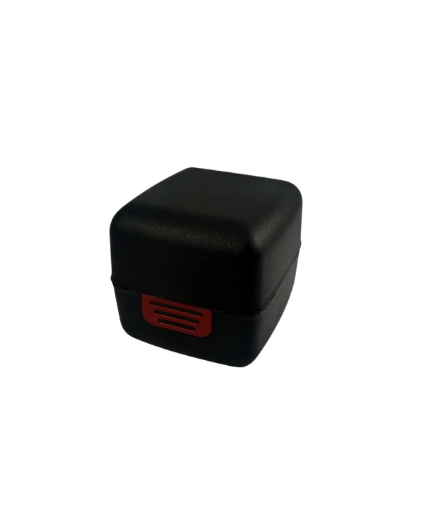 Siyah Sert Plastik Saat Kutusu 6 li paket ( içi süngerli )