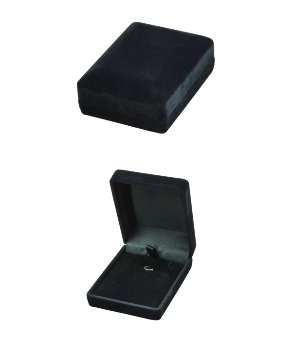 Kolye Kutusu Kadife Siyah