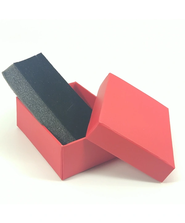 Kırmızı Karton Kolye & Mini Set Kutusu 24 Lü Paket(İçi Süngerli)