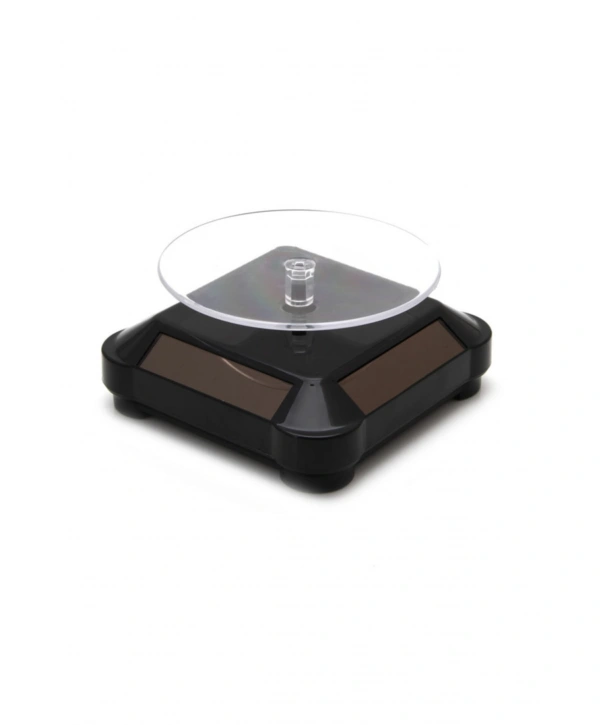 Solar 360 Derece Döner Ürün Standı (Siyah)