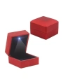 Işıklı Yüzük & Alyans Kutusu Kırmızı