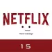 Netflix Gift Card 15 USD ABD