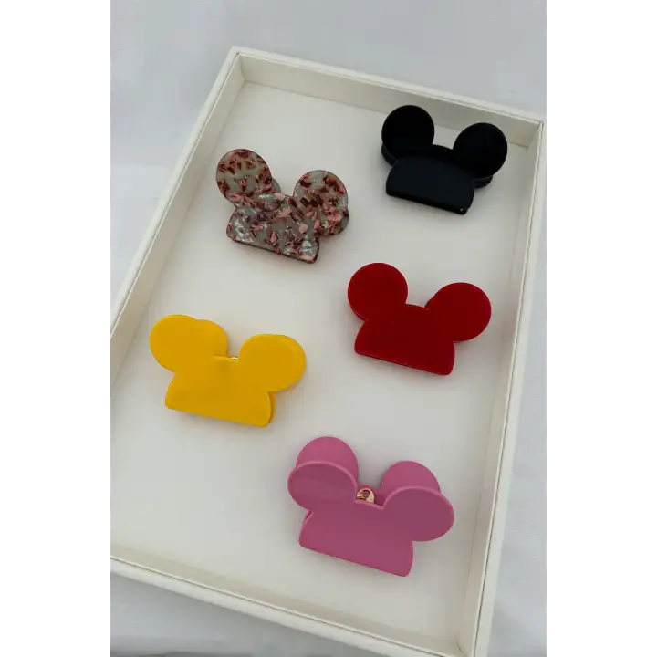 Mickey Mouse Tasarım Tokası Çocuk Toka Kararmaz Renk Atmaz