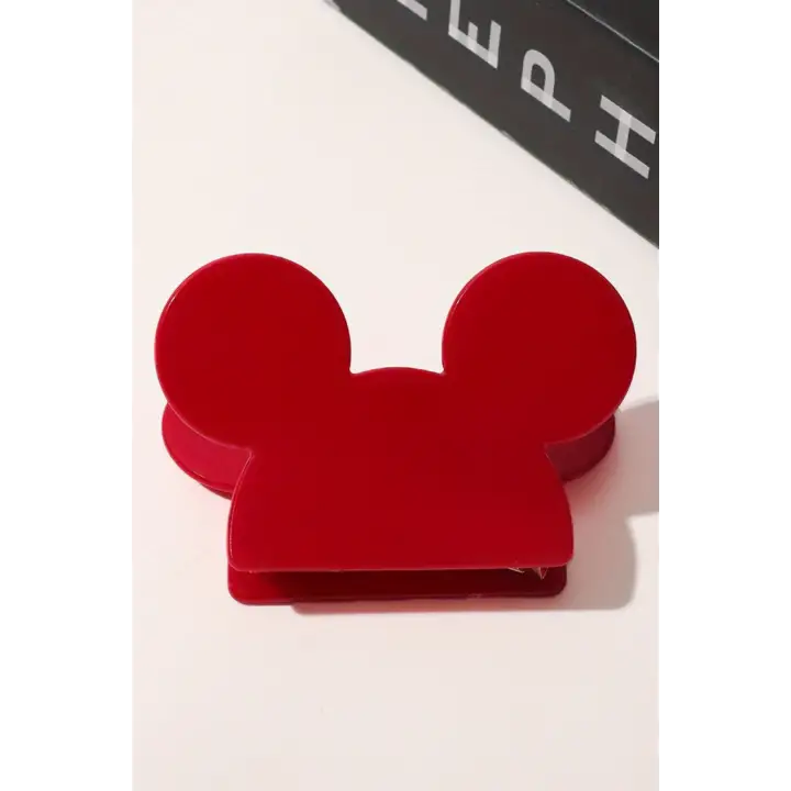 Mickey Mouse Tasarım Tokası Çocuk Toka Kırmızı Kararmaz Renk Atmaz