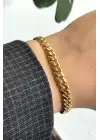 Wring Tasarım Kadın Çelik Bileklik Gold Kararmaz Renk Atmaz