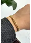 Wring Tasarım Kadın Çelik Bileklik Gold Kararmaz Renk Atmaz