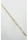 Gleam Link Bracelet Kuyumcu İşçiliği Altın Kaplama Premium Seri Kadın Çelik Bileklik Kararmaz