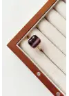 Aurum Brown Tasarım Ayarlanabilir Kadın Çelik Yüzük Altın Kararmaz Renk Atmaz
