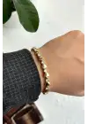 Zirkon Taşlı Kalpli Full Tasarım Kelepçe Kadın Çelik Bileklik Altın Kararmaz Renk Atmaz