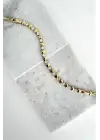 Zirkon Taşlı Kalpli Full Tasarım Kelepçe Kadın Çelik Bileklik Altın Kararmaz Renk Atmaz