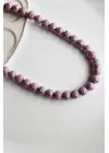 İnci Toplu Renkli Bijuteri Kadın Kolye Kararmaz Renk Atmaz