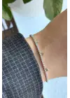Seri Full Taşlı Su Yolu Çoklu Pul Model Garantili Kadın Çelik Bileklik Gümüş Kararmaz Renk Atmaz