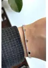 Seri Full Taşlı Su Yolu Çoklu Metal Kalp Garantili Kadın Çelik Bileklik Gümüş Kararmaz Renk Atmaz