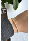 Seri Full Taşlı Su Yolu Çoklu Damla Model Garantili Kadın Çelik Bileklik Sarı Kararmaz Renk Atmaz