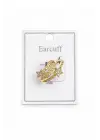 Çoklu Görünüm Zirkon Taşlı Yıldız Model Earcuff Kıkırdak Kıkırdak Küpe Gold Kararmaz Renk Atmaz