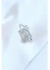 Çoklu Görünüm Zirkon Taşlı Yıldız Model Earcuff Kıkırdak Kıkırdak Küpe Gümüş Kararmaz Renk Atmaz