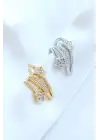 Çoklu Görünüm Zirkon Taşlı Yıldız Model Earcuff Kıkırdak Kıkırdak Küpe Gümüş Kararmaz Renk Atmaz