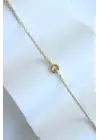 G Harfi Su Yolu Kadın Çelik Bileklik Altın Kararmaz Renk Atmaz