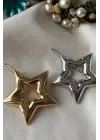 Yıldız Tasarım Metal Halka Çıt Çıt Klipsli Pinterest Toka Gümüş Kararmaz Renk Atmaz