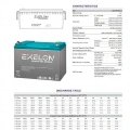 200 AH 12 VOLT JEL AKÜ EXELON