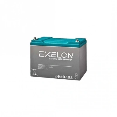 100 Amper 12 Volt Jel Akü Exelon
