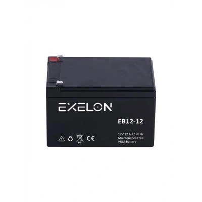 12 Amper 12 Volt Exelon Kuru tip akü