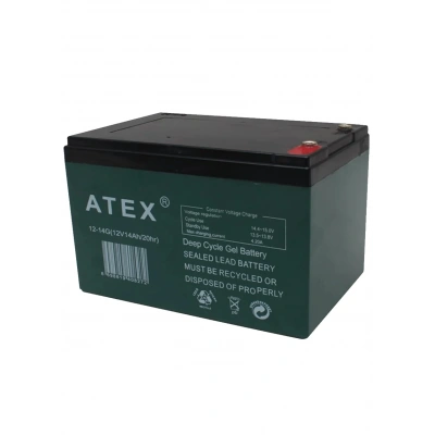 14 Amper 12 Volt Kuru Tip Akü