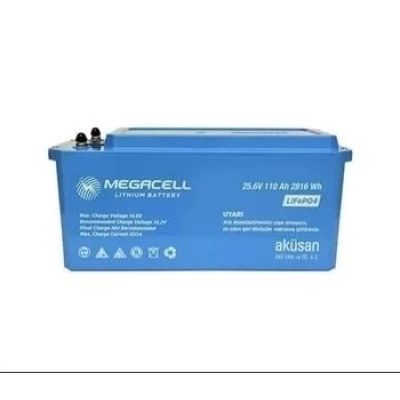 25.6V 110 Ah Lityum Demir Fosfat Akü