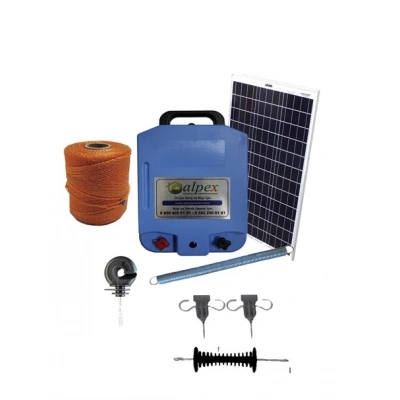 Elektrikli Çit Cihazı 25000 Volt Aç Kapa Model Tam Set