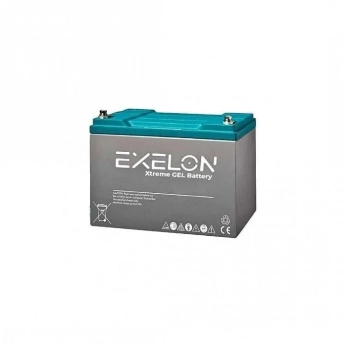 100 Amper 12 Volt Jel Akü Exelon