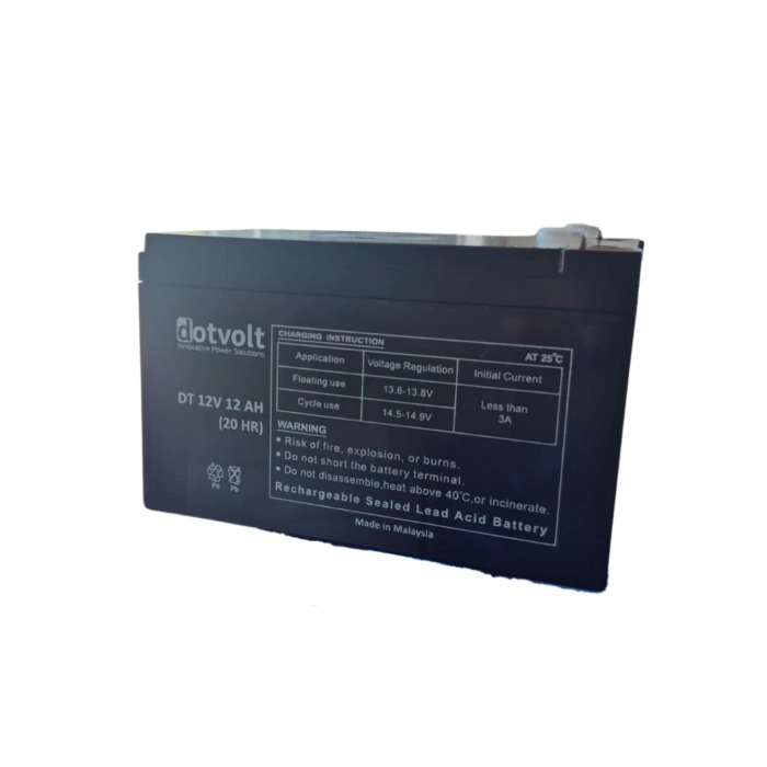 12 Ah 12 V Akü dotvolt