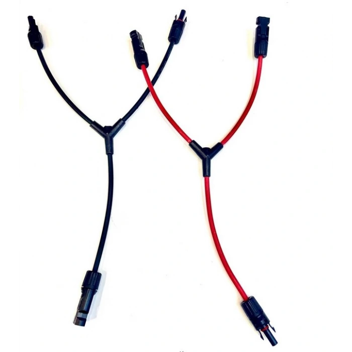 2 Lİ MC4 SOLAR KONNEKTÖR 2 İN 1 KABLOLU PARALELLEME