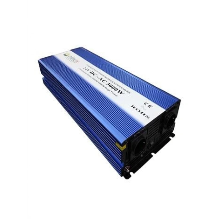 3000 Watt 24 Volt Ups (Şebeke Şarjlı) Tam Sinüs İnverter