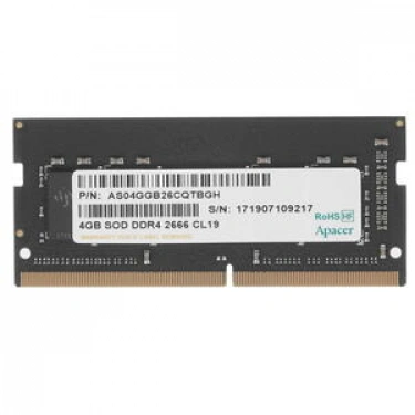 Apacer 4GB (1x4GB) 2666Mhz CL19 DDR4 Notebook SODIMM Ram (ES.04G2V.KNH)