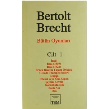 Bütün Oyunları Cilt: 1